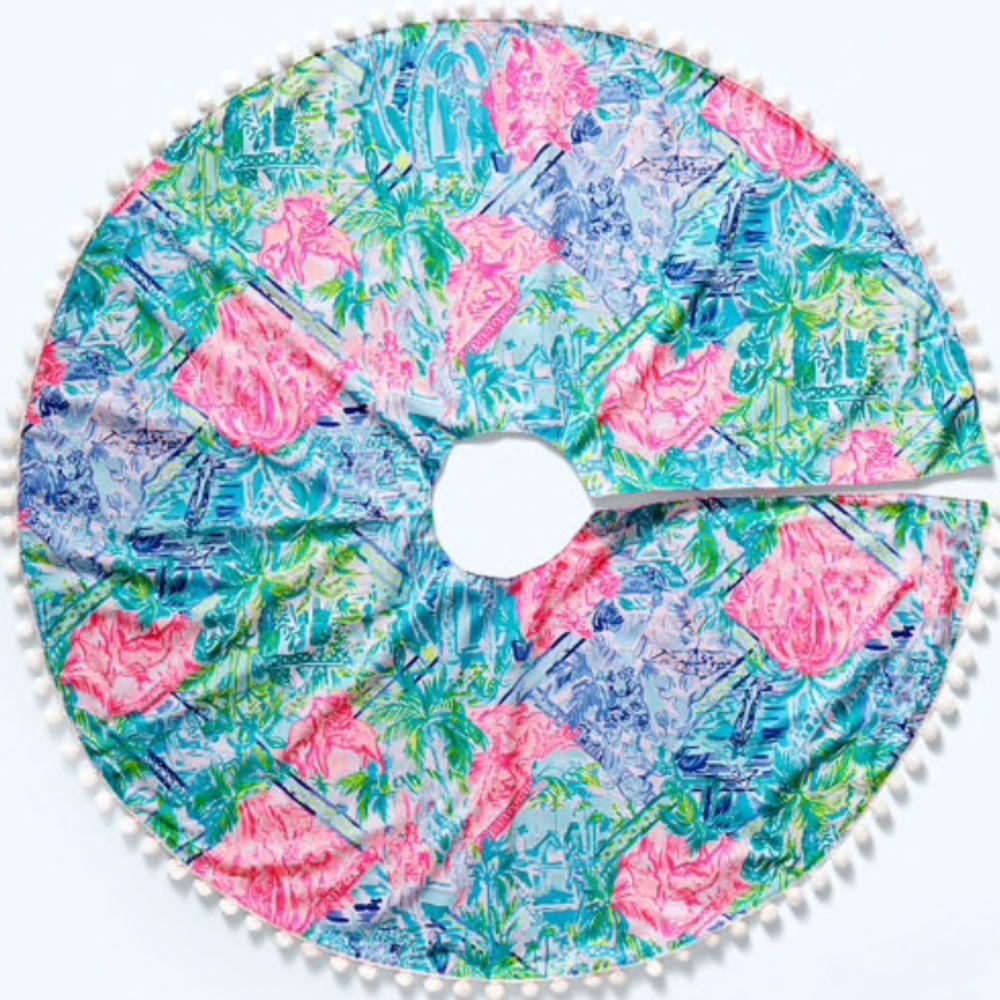 Lilly Pulitzer tree skirt